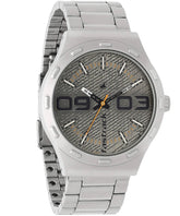 Fastrack, Men's Watch Analog, Grey Dial Silver Stainless Steel Strap, 3183SM01